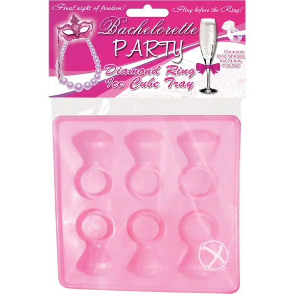 Bachelorette Party Diamond Ring Ice Cube Tray 2 Trays Per Pack
