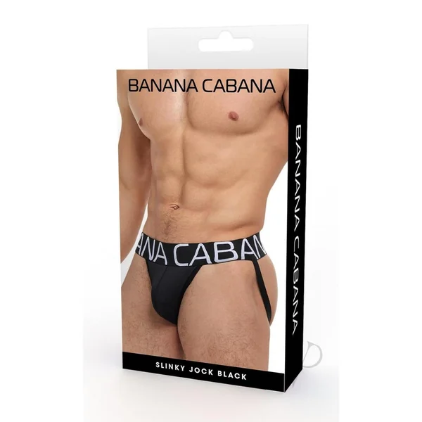 Banana Cabana Jock - M/L - Black