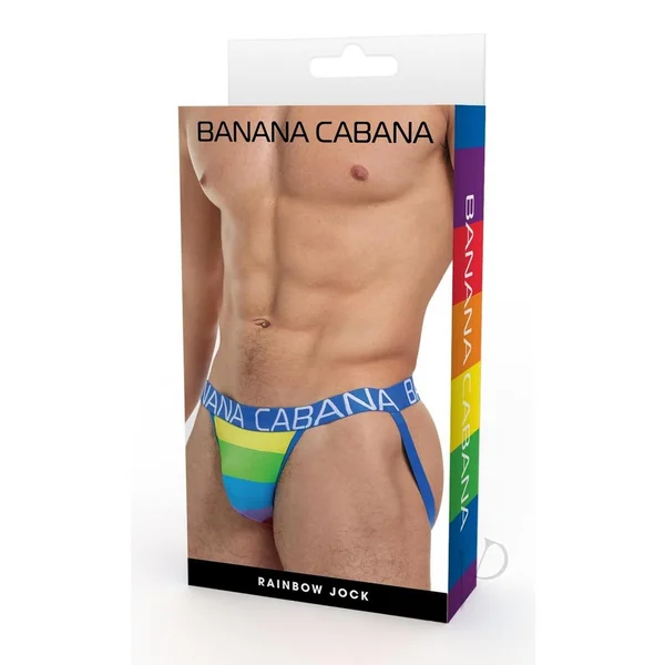 Banana Cabana Jock - M/L - Rainbow