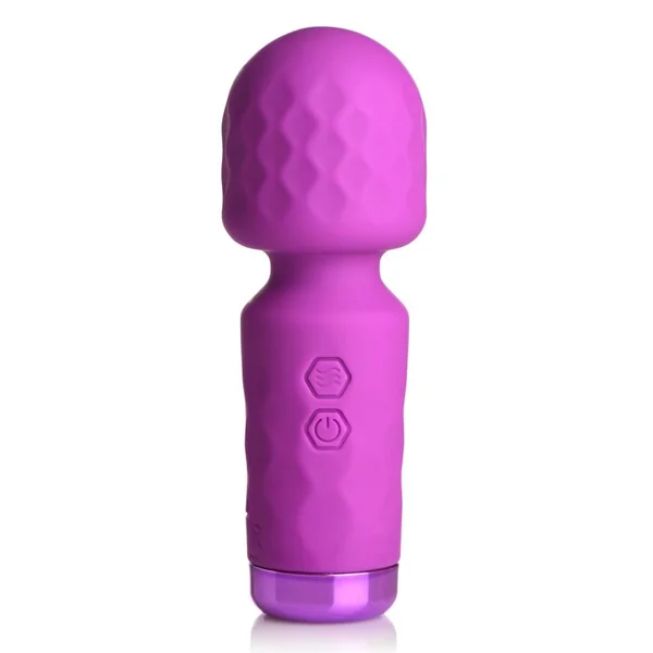 Bang! 10X Mini Silicone Rechargeable Wand – Purple