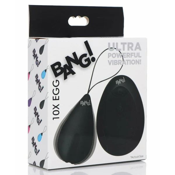 Bang 10X Vibrating Silicone Egg with Remote Control
