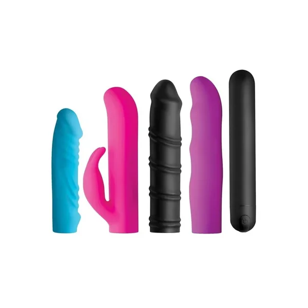 Bang! 4-In-1 XL Silicone Rechargeable Bullet Vibrator and Sleeve Kit