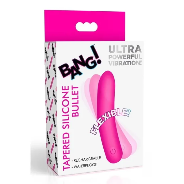 Bang Tapered Flexible Silicone Rechargeable Bullet