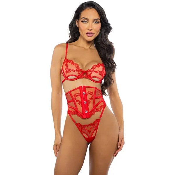 Baroque Heart 3-Piece Waspie Set