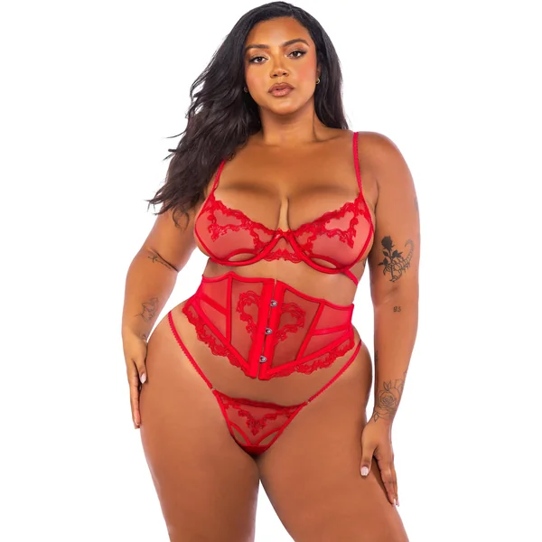 Baroque Heart 3-Piece Waspie Set