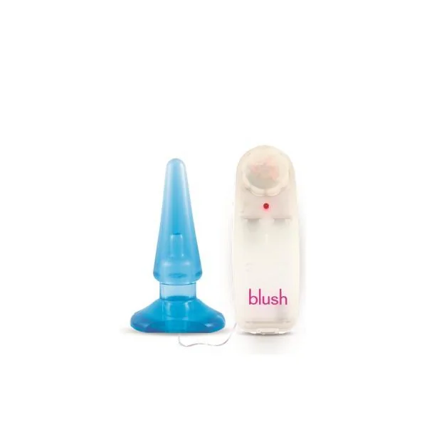 Basic Anal Pleaser Blue Vibrating Plug