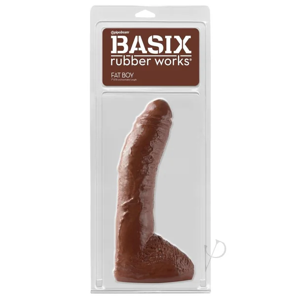 Basix Rubber Works Fat Boy Dong 10in - Chocolate