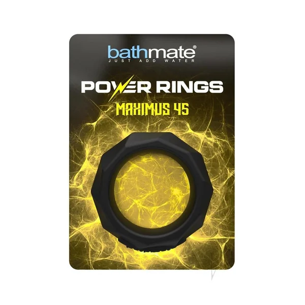 Bathmate Power Ring Maximus 45 Silicone Cockring - Black