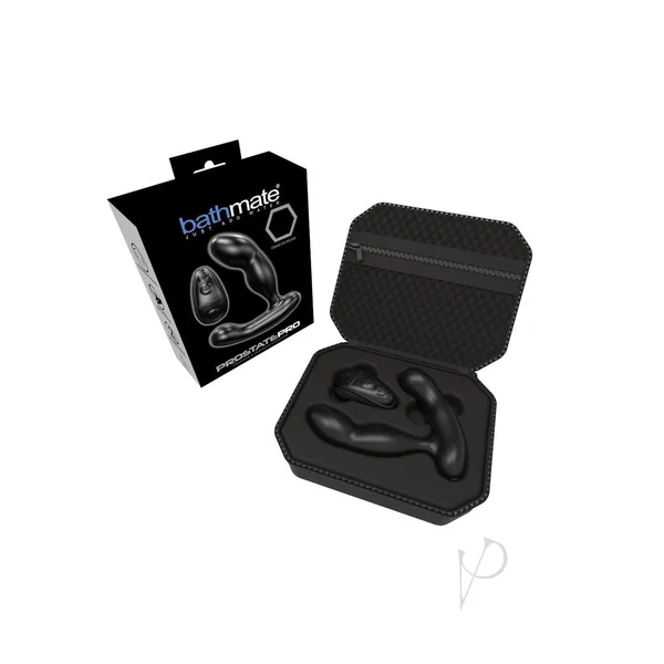 Bathmate Prostate Pro Rechargeable Silicone Prostate Massager with Remote Control - Black