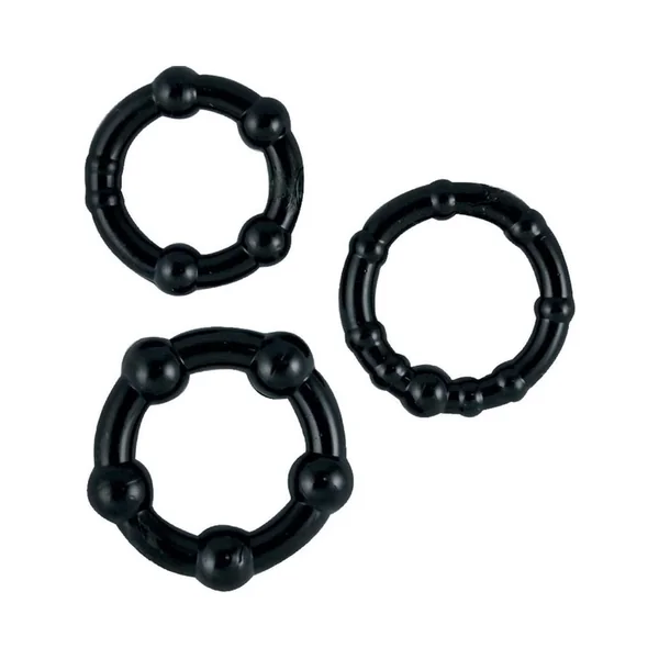 Beaded C Ring 3 Pack Set