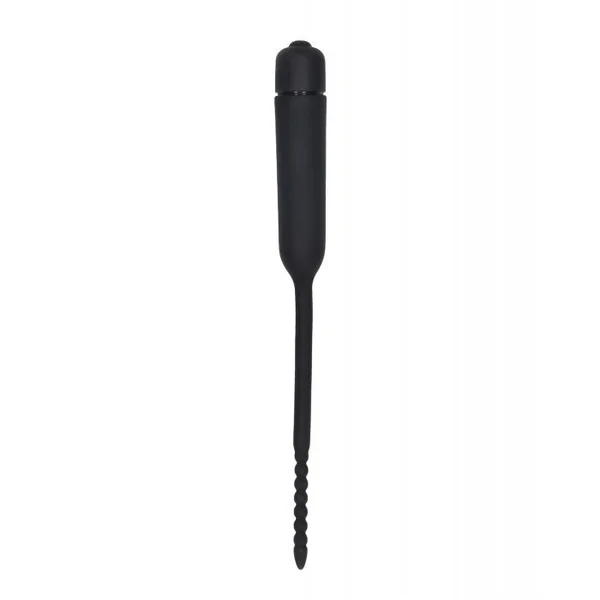 Beaded Silicone Urethral Sound with Vibrating Bullet
