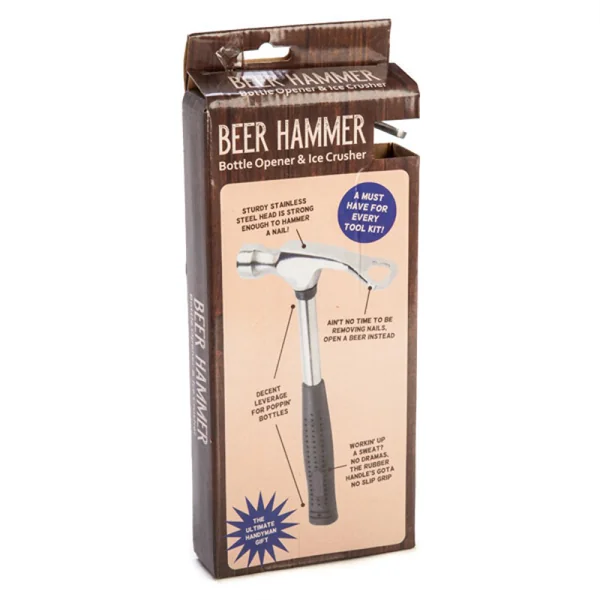 Beer Hammer Bottle Opener & Ice Crusher