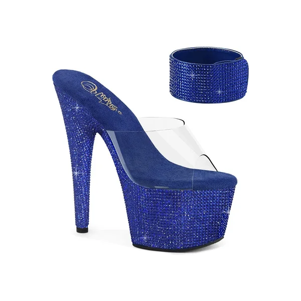 BEJEWELED-712RS Clear Vinyl Slide