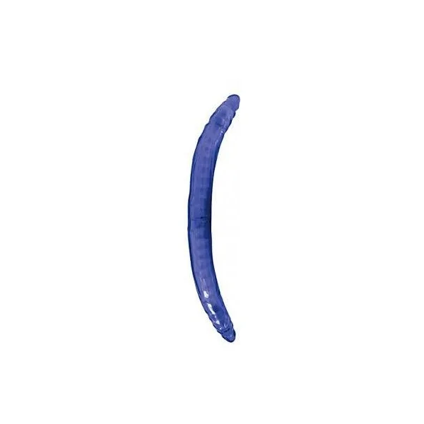 Bendable Double Dong Vibrator Multispeed – Blue