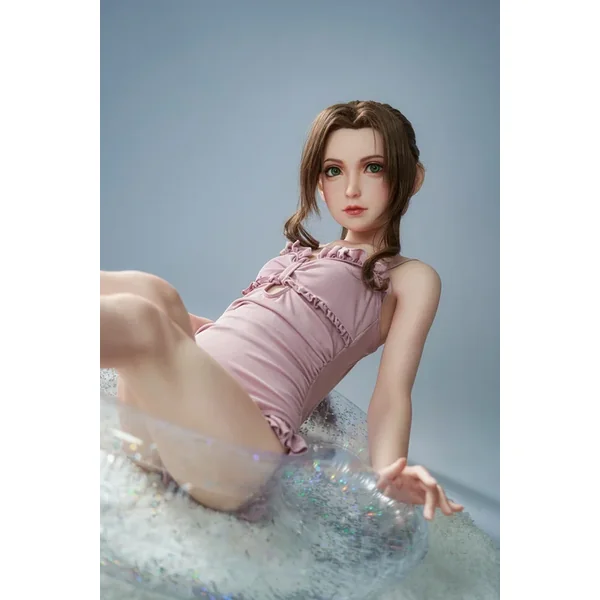 Bethany sexuální panenka s plochým hrudníkem, pohyblivá 150 cm