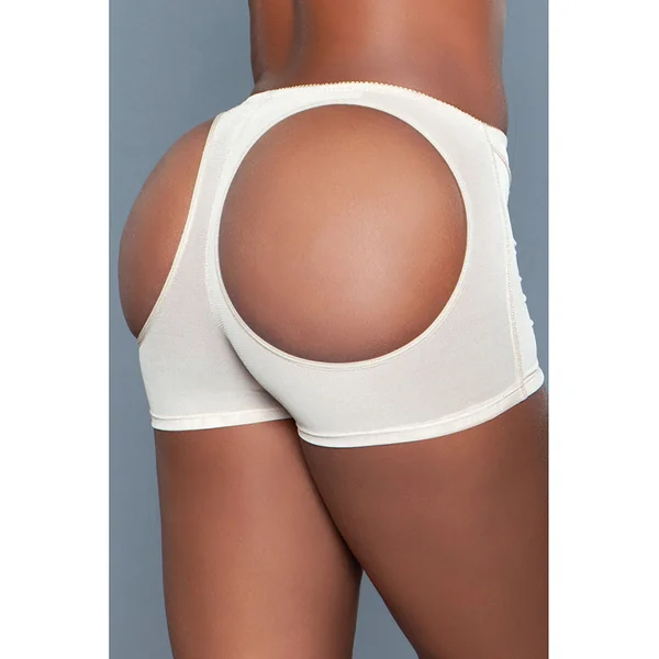 BeWicked Butt Booster Boyshort Nude L
