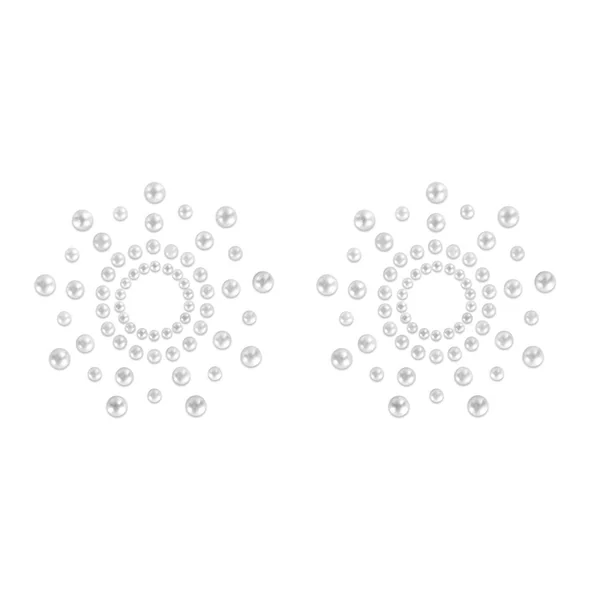 Bijoux Indiscrets Mimi Jewel Pasties in Pearl