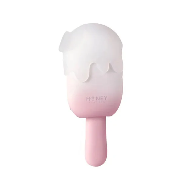 Bite Me Pink Cream Pop Clitoral Stimulator Vibrator Toy