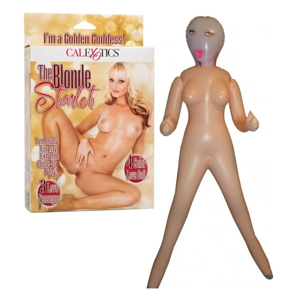 Blonde Starlet Inflatable Blow Up Love Doll