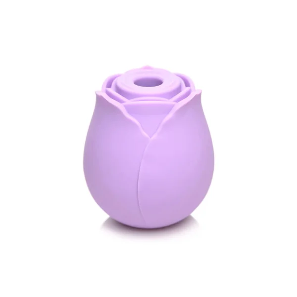Bloomgasm 10X Wild Rose Silicone Suction Clit Stimulator, Purple