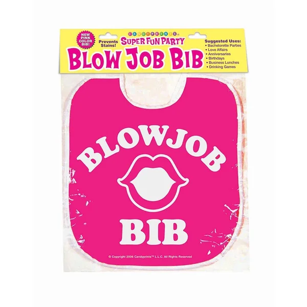 Blow Job Bib - Pink