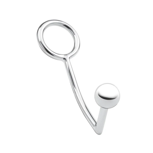 Blue Line Anal Hook and Cock Ring 45mm – Stainless Steel