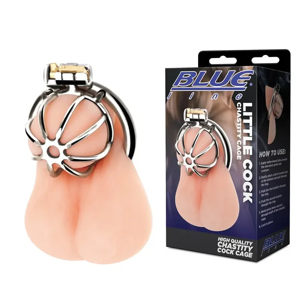 Blue Line – Little Cock Chastity Cage