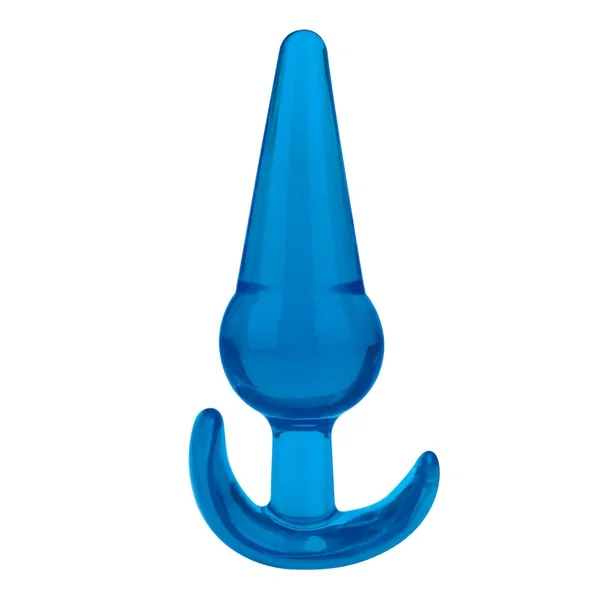 Blue Line Medium Tapered Butt Plug Blue 5 Inch