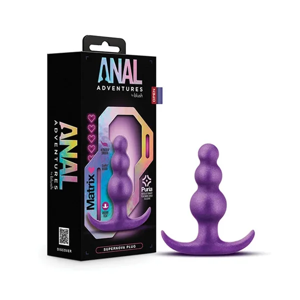 Blush Anal Adventures Matrix Supernova Plug Purple