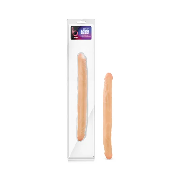 Blush B Yours 14 inches Double Dildo Beige