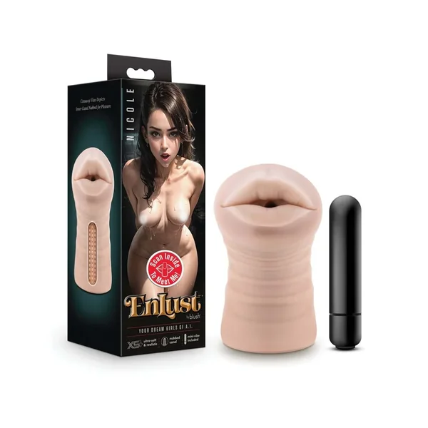 Blush EnLust Mouth Stroker w/Vibrating Bullet – Nicole