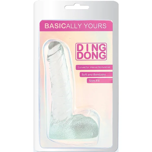 Blush Novelties Ding Dong 5-Inch Dildo Clear