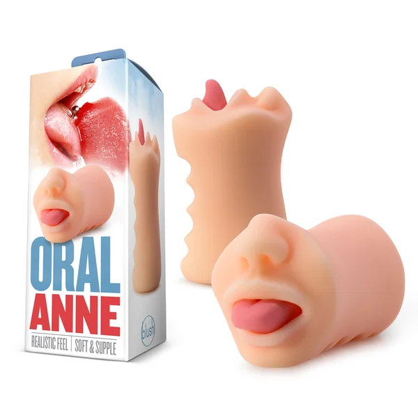 Blush Oral Anne Male Masturbator with Vanilla Scent
