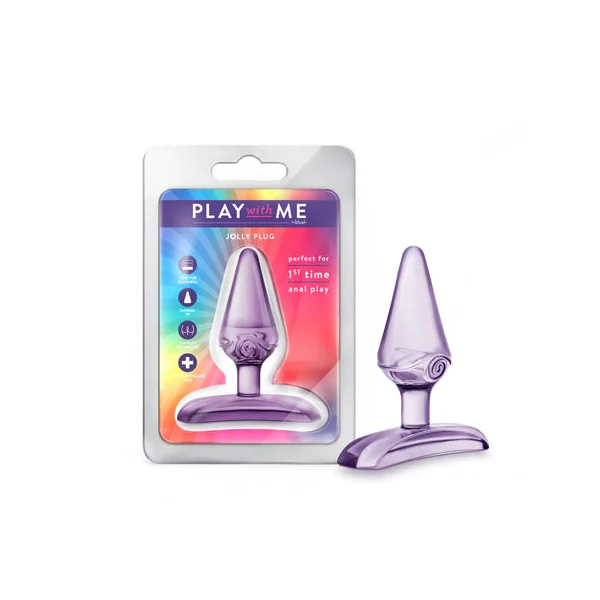 Blush Play With Me Hard Candy Anal Toy - Purple