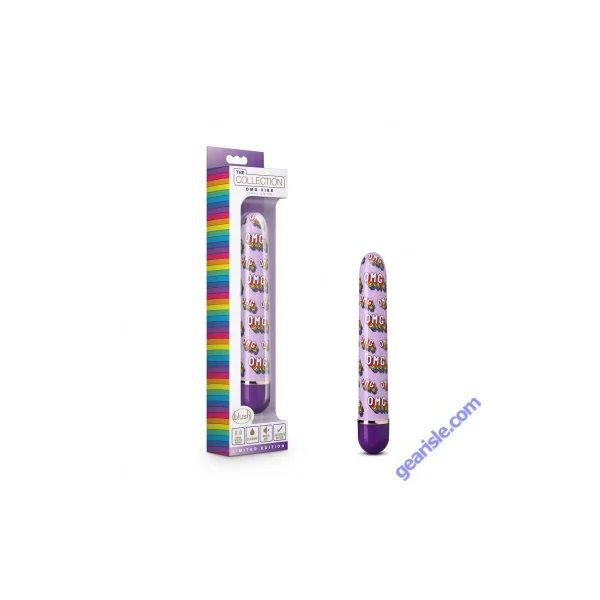 Blush The Collection Omg Vibe Purple Bullet Vibrator AA Batteries