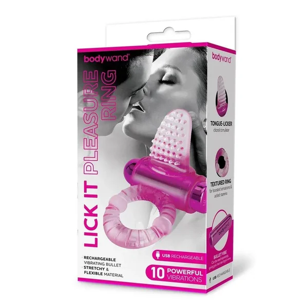 Bodiywand Rechargeable Silicone Lick It Pleasure Ring
