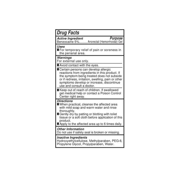 Body Action Anal Glide Anal Desensitizer Water Based Lubricant 2oz