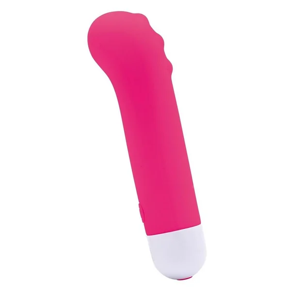 Bodywand Dotted Mini G Rechargeable Silicone Vibrator – Neon Pink