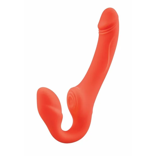 Bodywand I.D. Access Rechargeable Silicone Strapless Strap-On – Coral