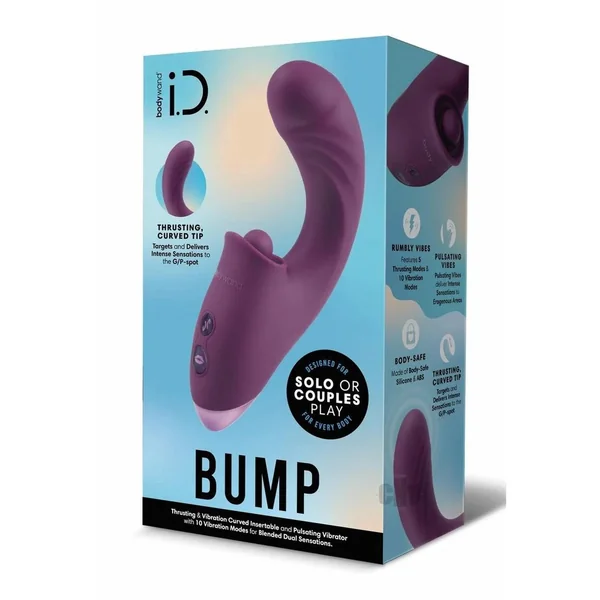 Bodywand Id Bump Dual Stim Wine