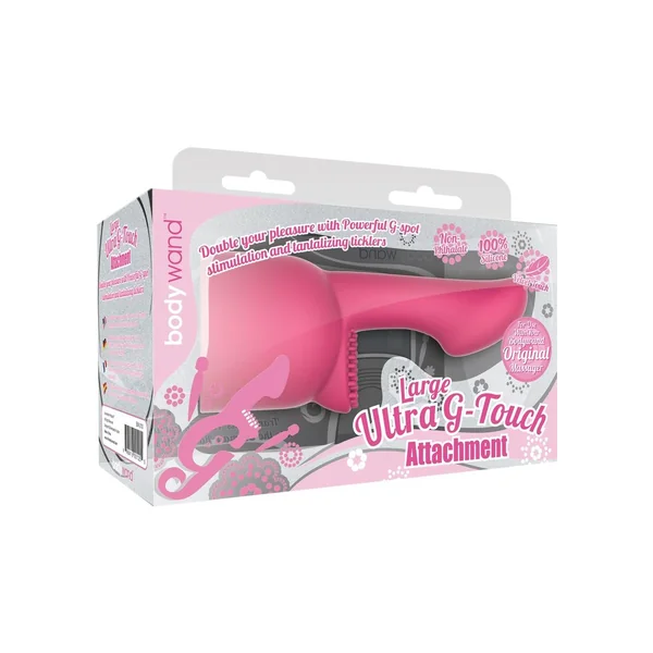 Bodywand Silicone Ultra G-Touch Attachment Pink Large
