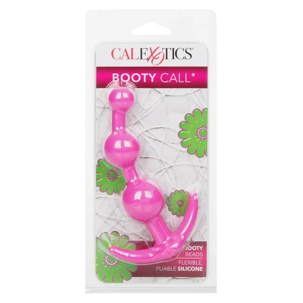 Booty Call Booty Beads Silicone Anal Beads Pink