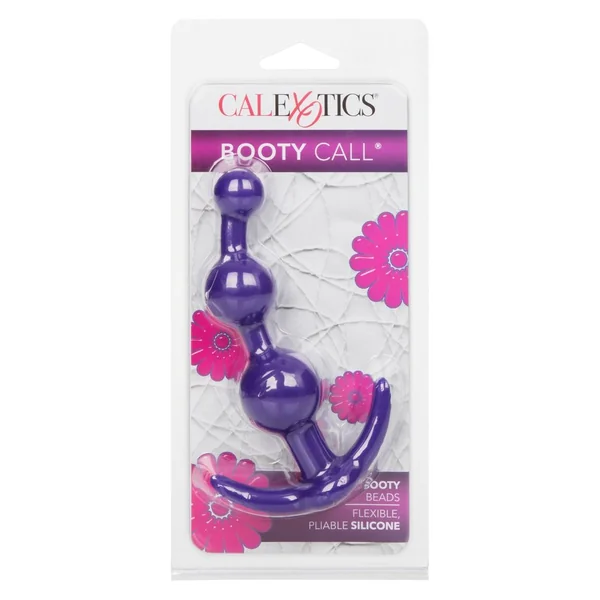 Booty Call Booty Beads Silicone Anal Beads Purple