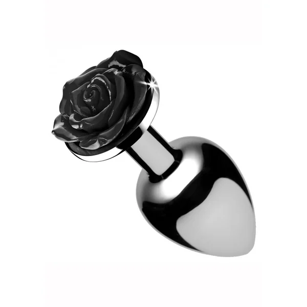 Booty Sparks Anal Plug Black Rose Small 3 Inhces