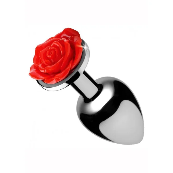 Booty Sparks Anal Plug Red Rose Small 3 Inches