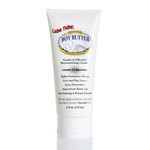 Boy Butter Desensitizing Comfort Cream - 6 oz Lube Tube