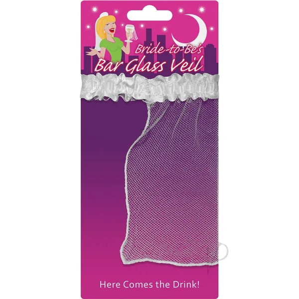 Bride To Be`s Bar Glass Veil Bachelorette Party Supplies