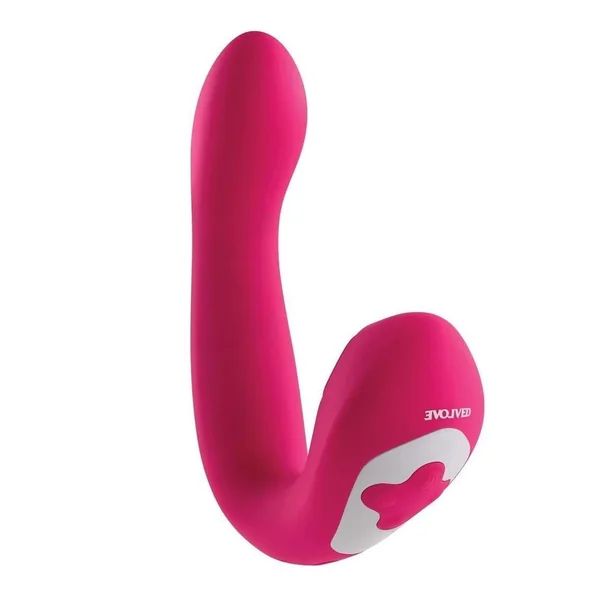 Buck Wild Rechargeable Silicone G-Spot Vibrator – Pink