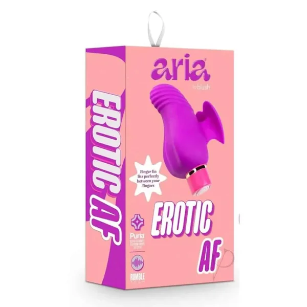Buy Aria Erotic AF Rechargeable Silicone Vibrator - Plum