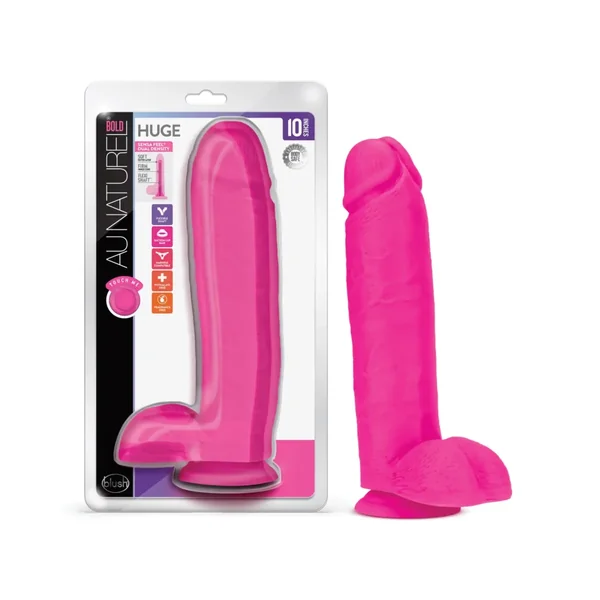 Buy Blush Au Naturel Bold Huge 10.5" Dildo - Pink